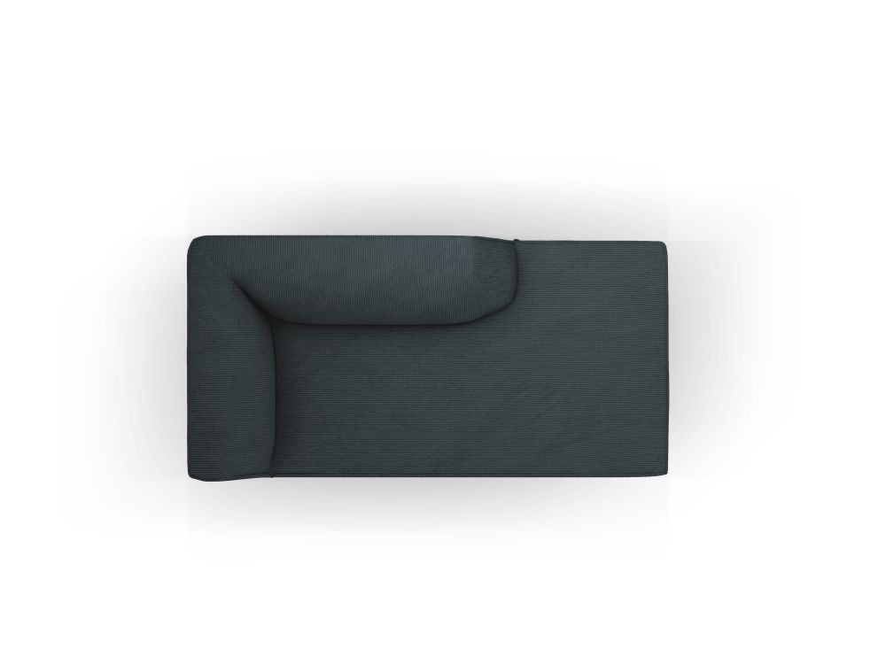 Cosmopolitan Design Chaiselongue Siena Kord Scala Blau Rechts