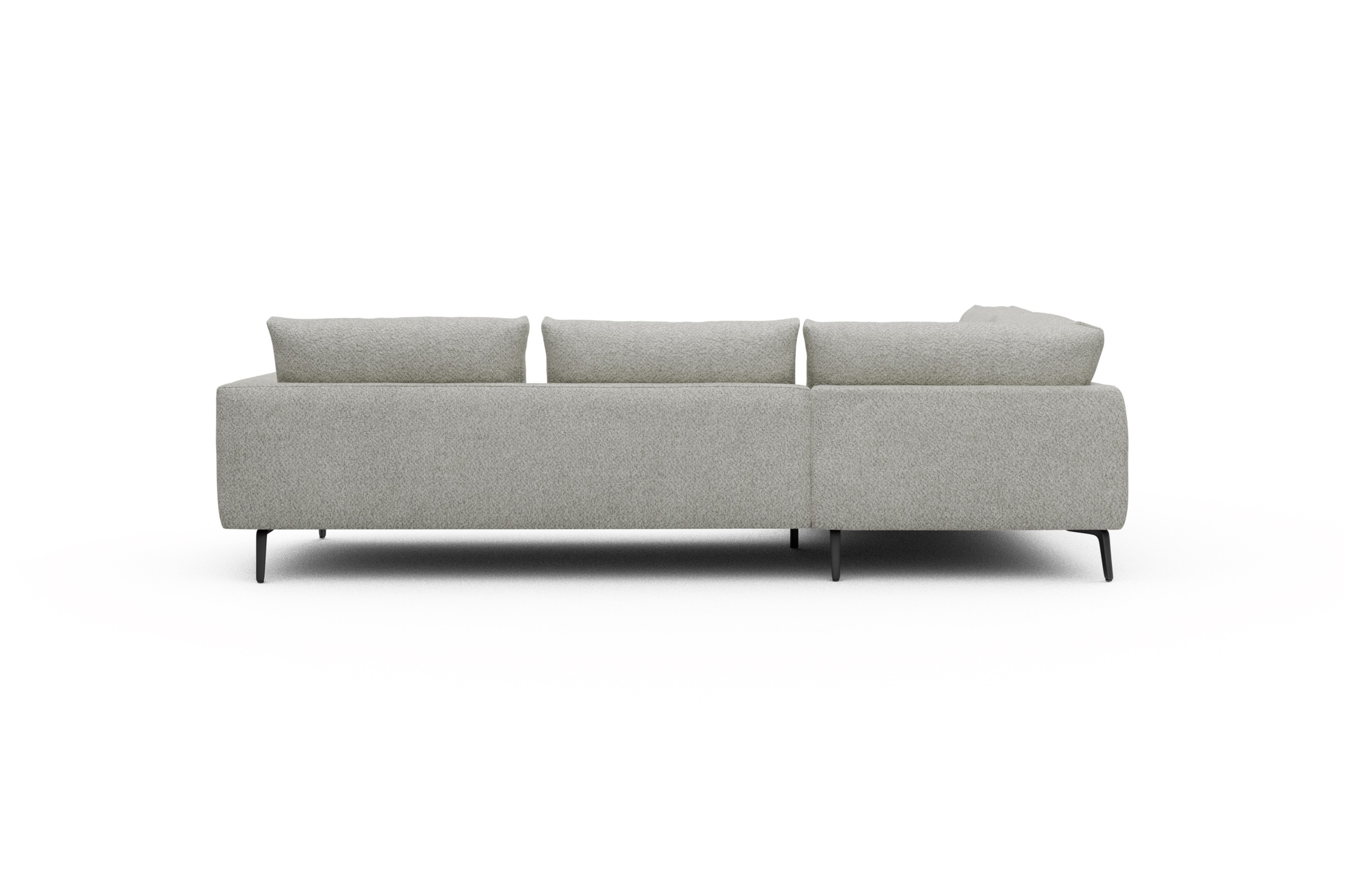 Ecksofa Karl Relax-Ecke links mit 2,5-Sitzer Vanora-Warm-Sand