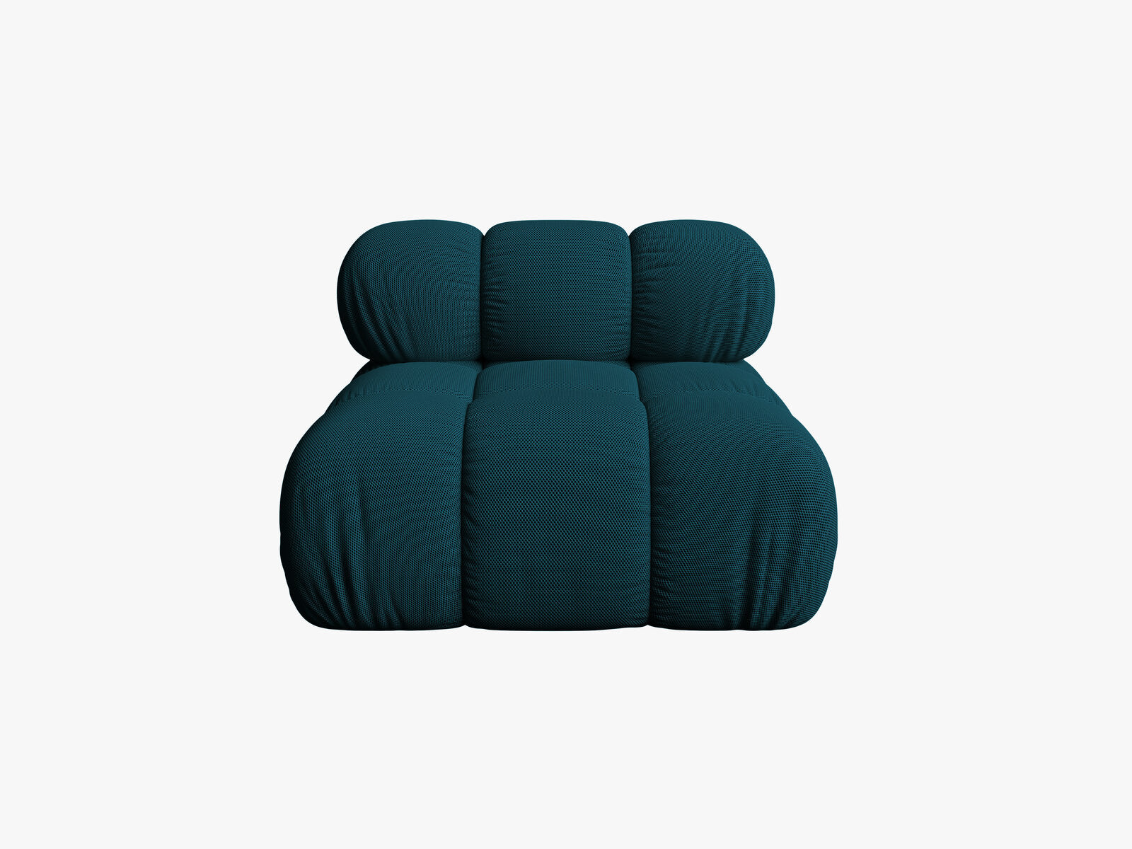 Micadoni Armloses Modul Bellis 3D-Stoff Sonic Marineblau