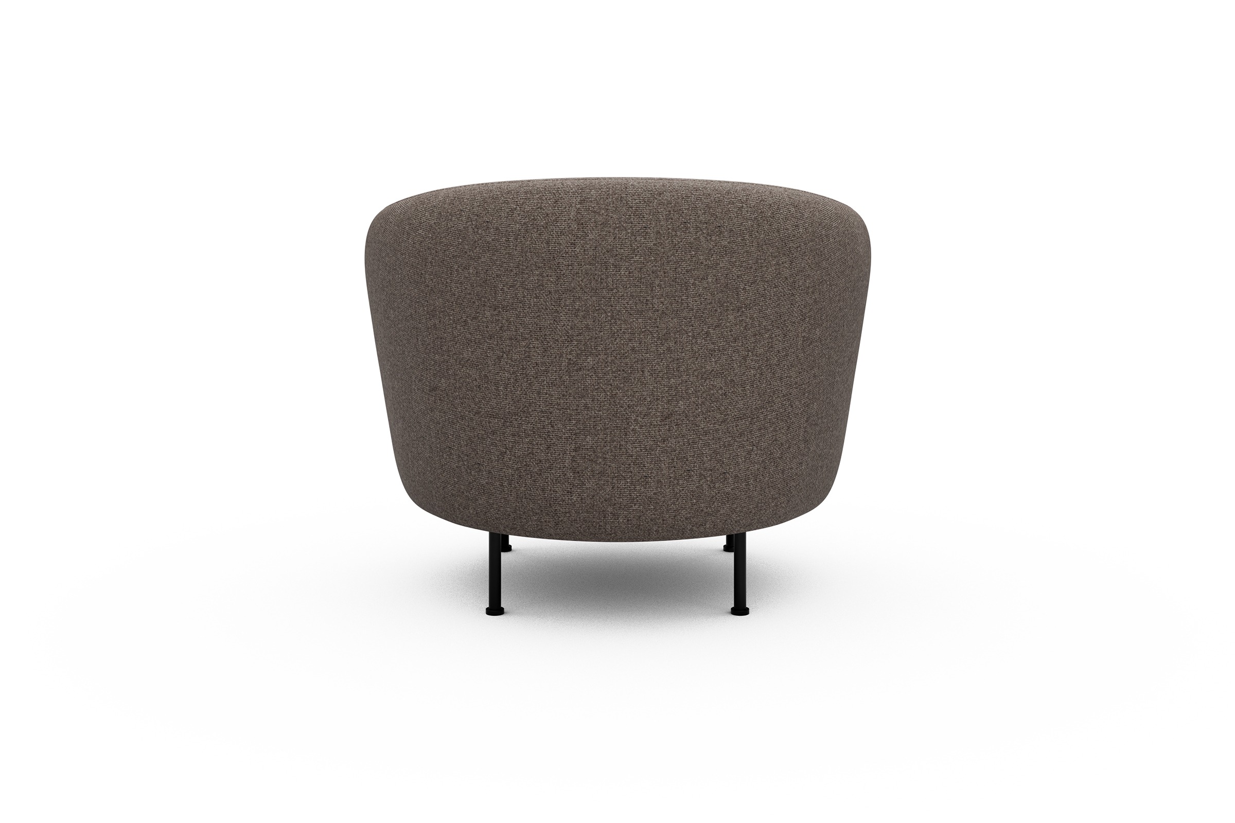 Sessel Ronda Metallbeine Schwarz Sama-Stone