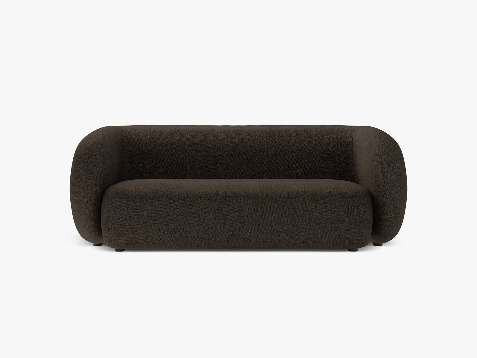 Micadoni Sofa Kate 2-Sitzer Boucle Baloo Braun