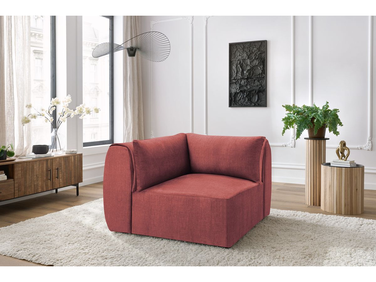 Bobochic Jeanne Eckmodul Samt Orange