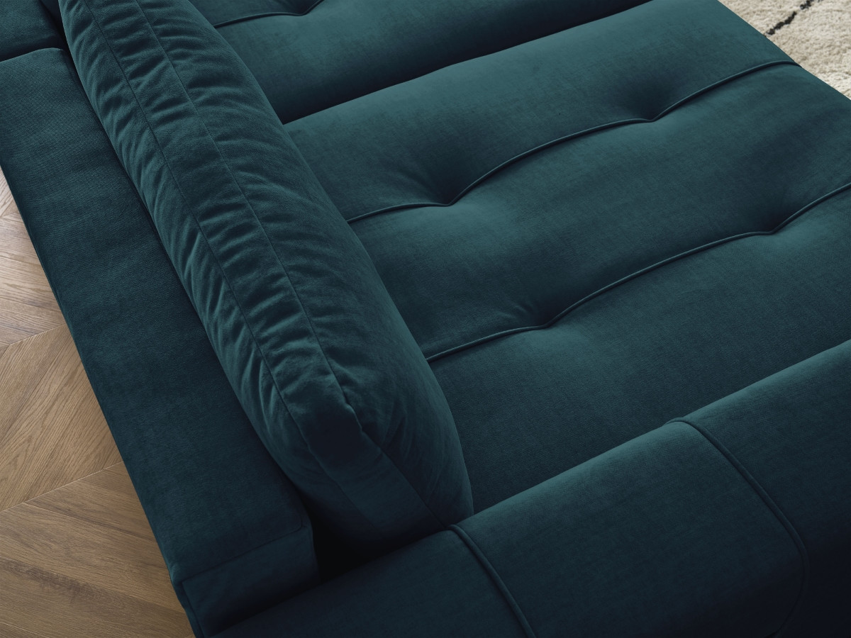 Bobochic Arsene Sofa 4-Sitzer Samt Dunkelblau