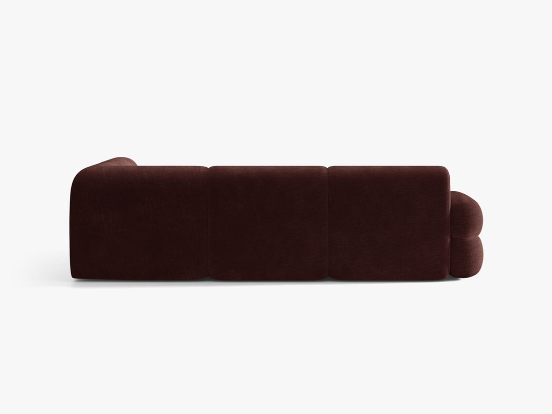Micadoni Neo Ecksofa 5-Sitzer Links Chenille Golden Kirschbaum