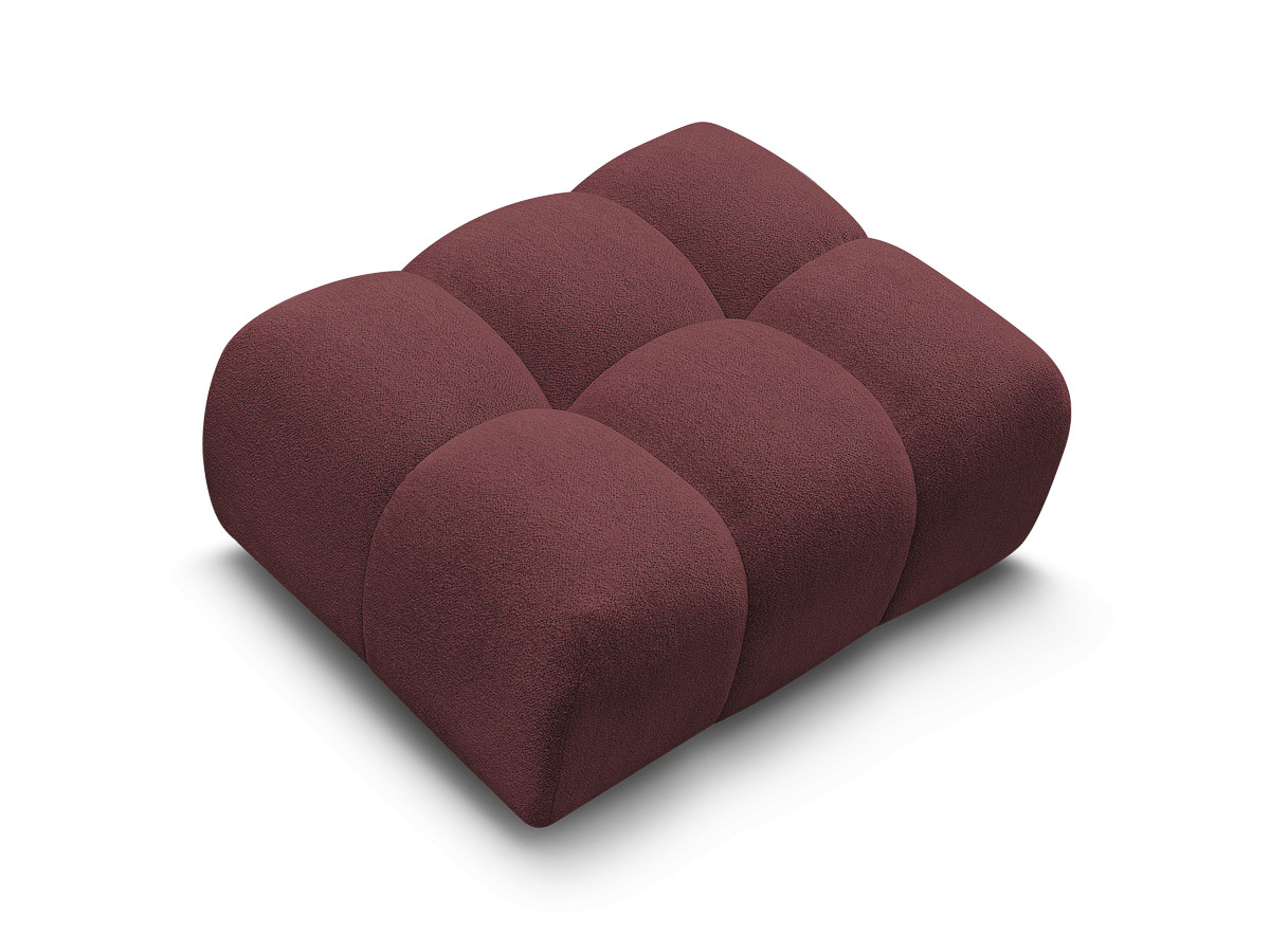 Bobochic Melisse Pouf Melange-Stoff Rot