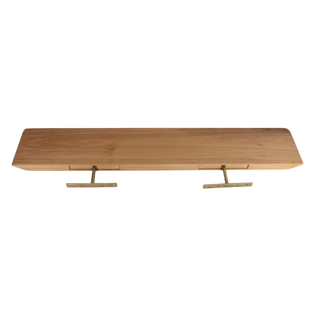 Raw Materials Craftsman Teakholz-Wandregal 90cm