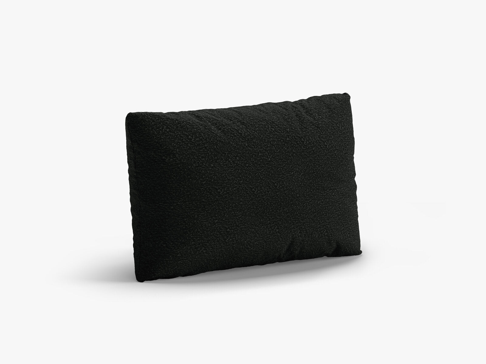 Micadoni Kissen Poppy Boucle Baloo Schwarz 30x50