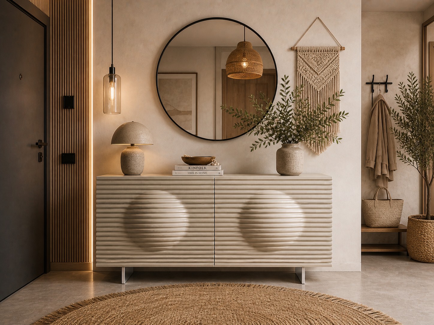 Livin Hill Sideboard Hudson 160 cm Sandfarben