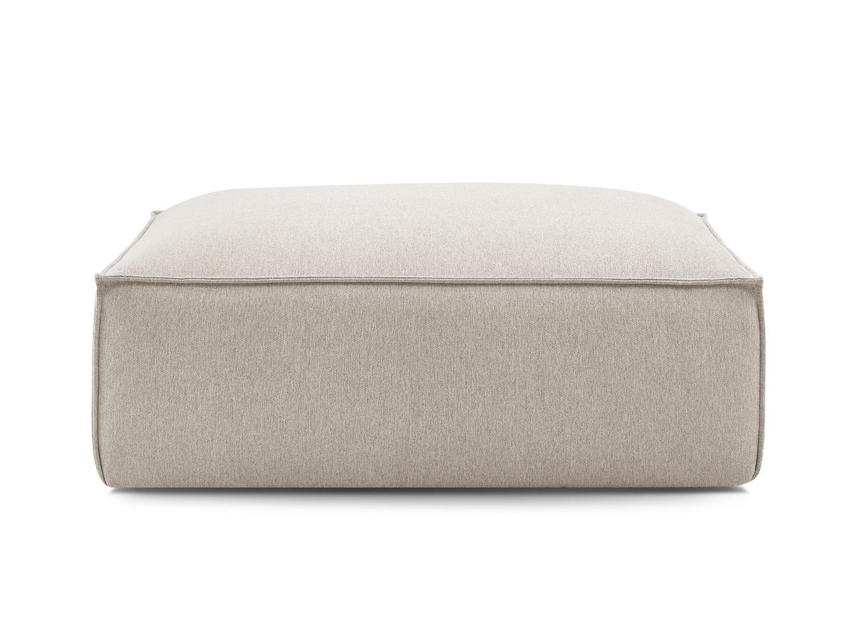 Bobochic Boheme Pouf Melange-Stoff Beige