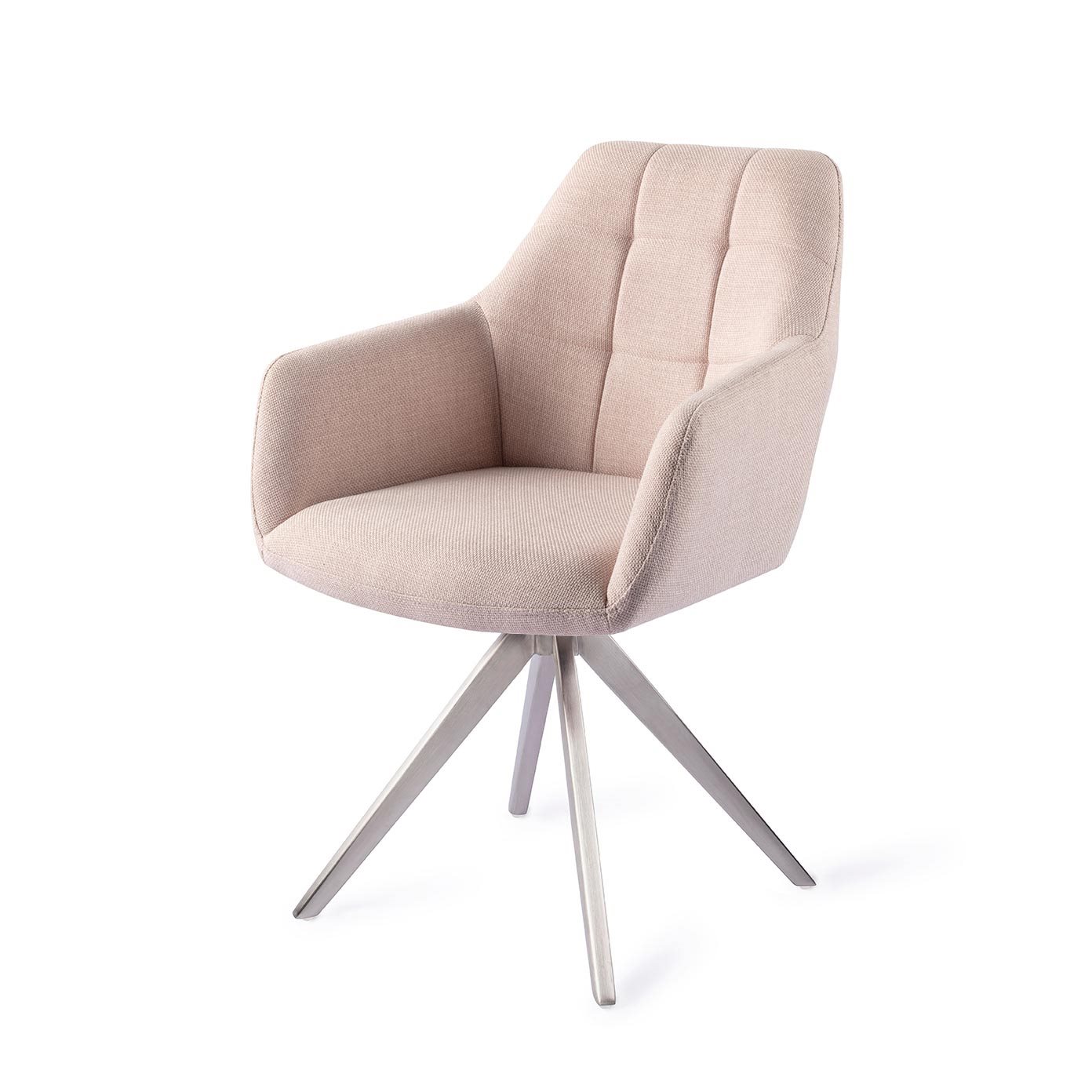Jesper Home Esszimmerstuhl Noto Petal-Pink Turn Stahl