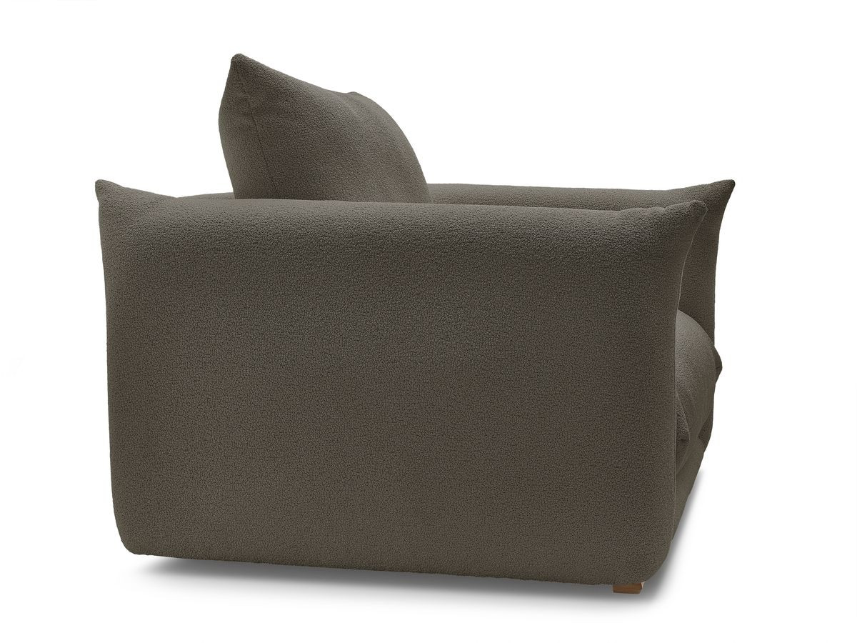 Bobochic Ernest Sessel Bouclé-Stoff Braun