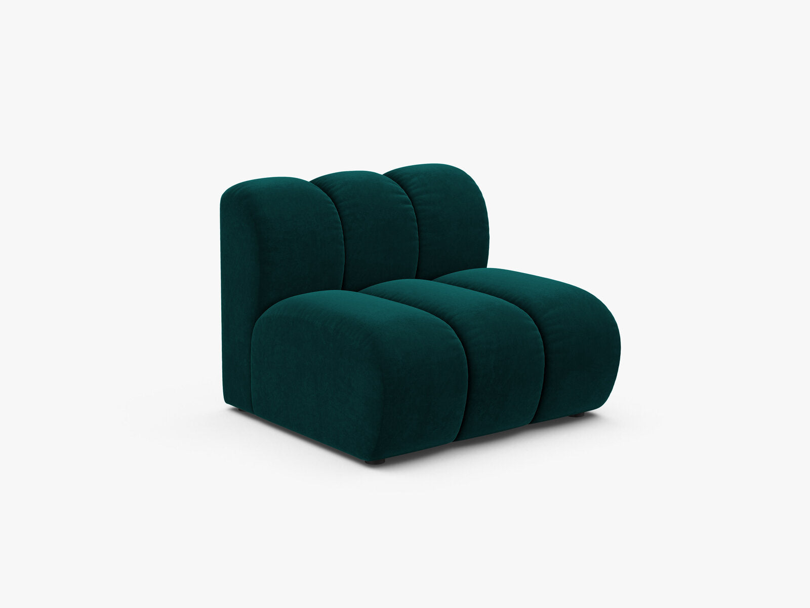Micadoni Armloses Modul Lupine Samt Venus Dunkel Petrol