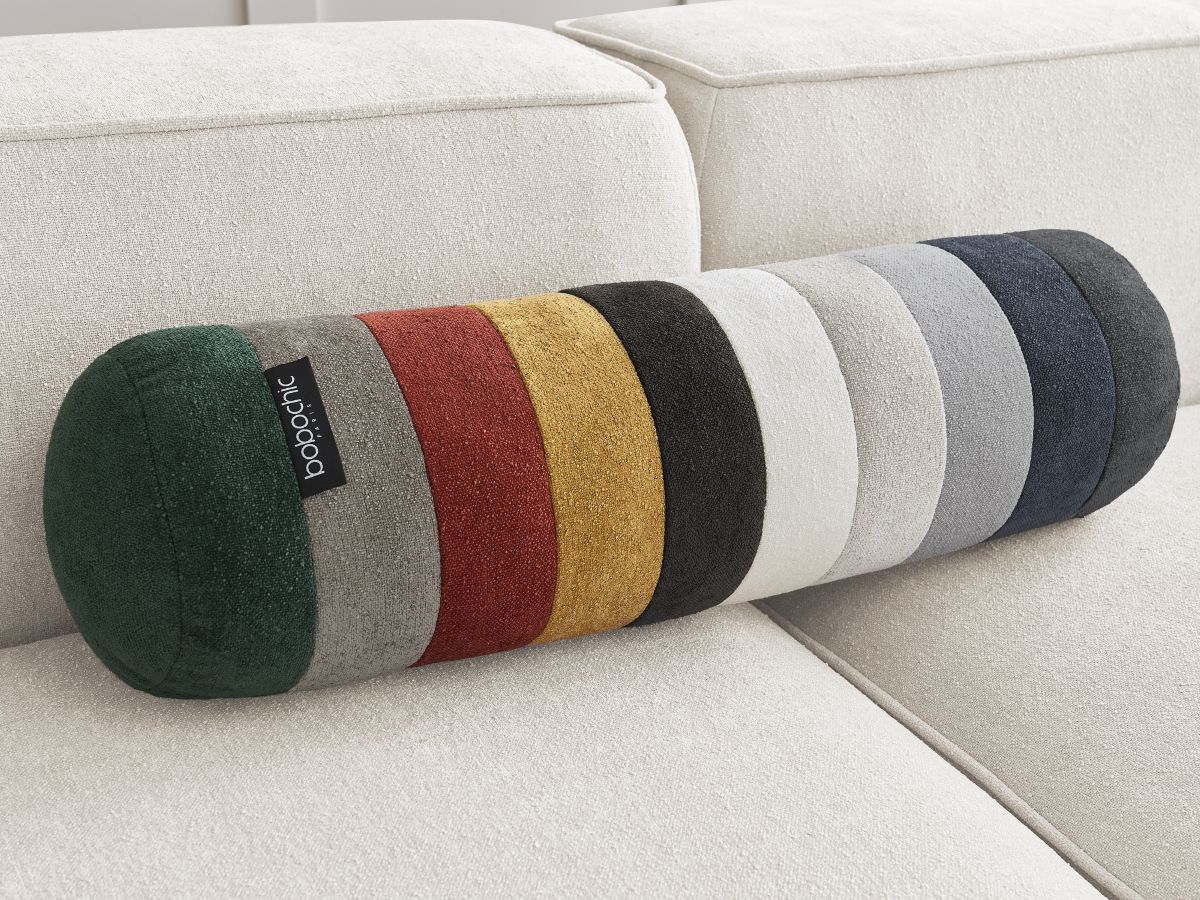 Bobochic Zephyr Sofa 2-Sitzer Strukturstoff Weiß