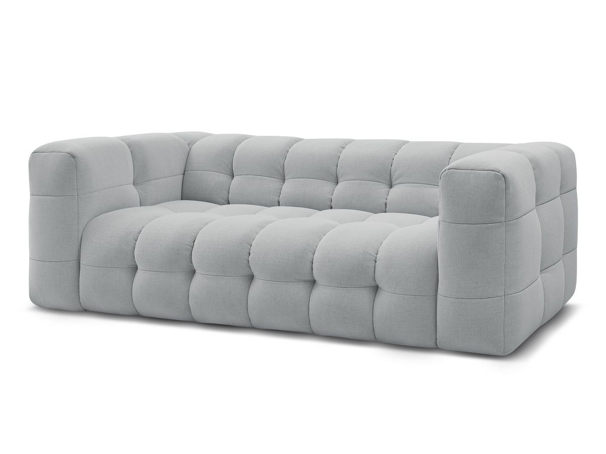 Bobochic Cloud Sofa 3-Sitzer Stoff Hellgrau