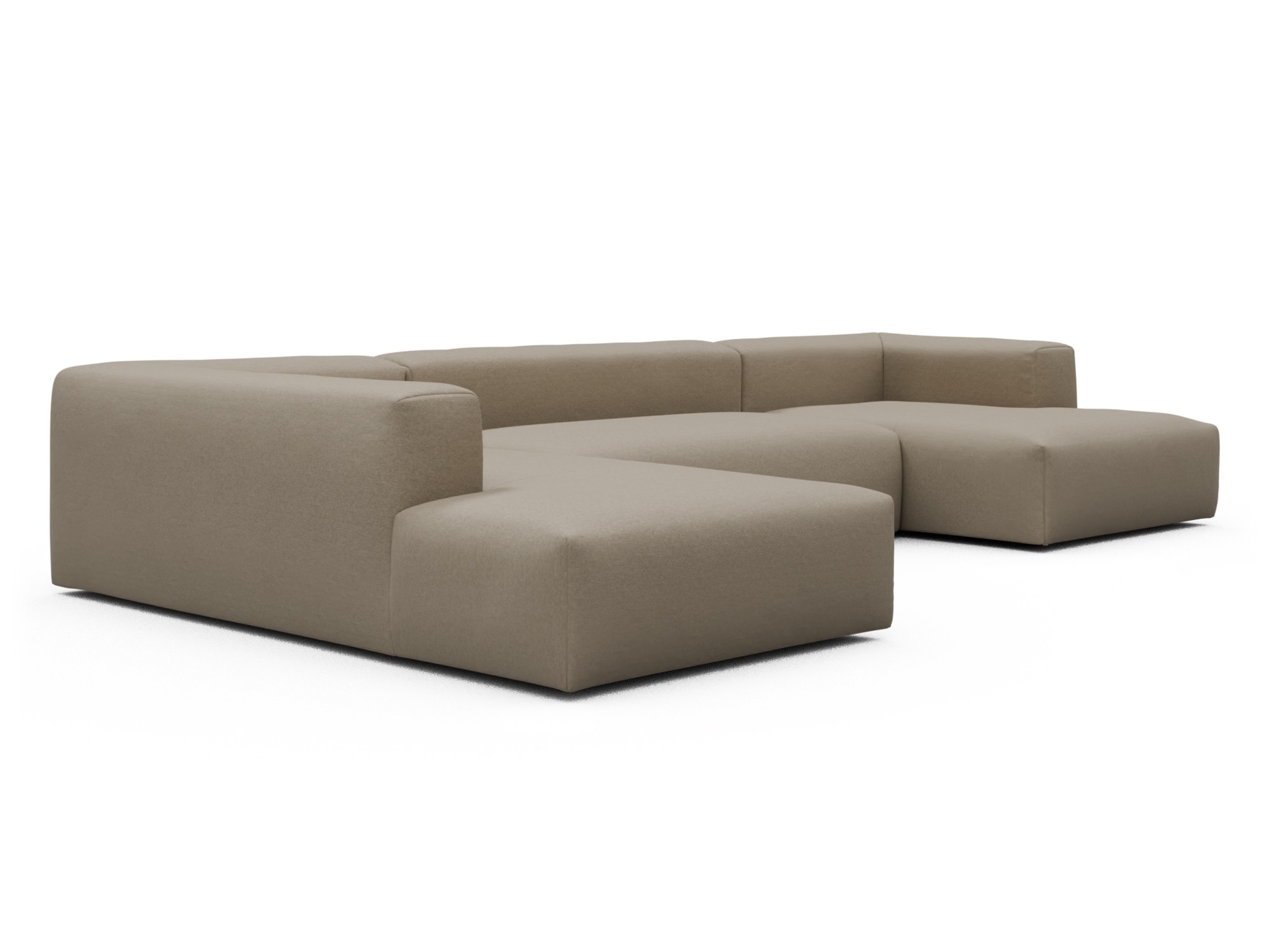 Skandi Home Wohnlandschaft Fred Relax-Ecke links mit 2-Sitzer und Chaiselongue rechts Satya-Natural moebelfaktor