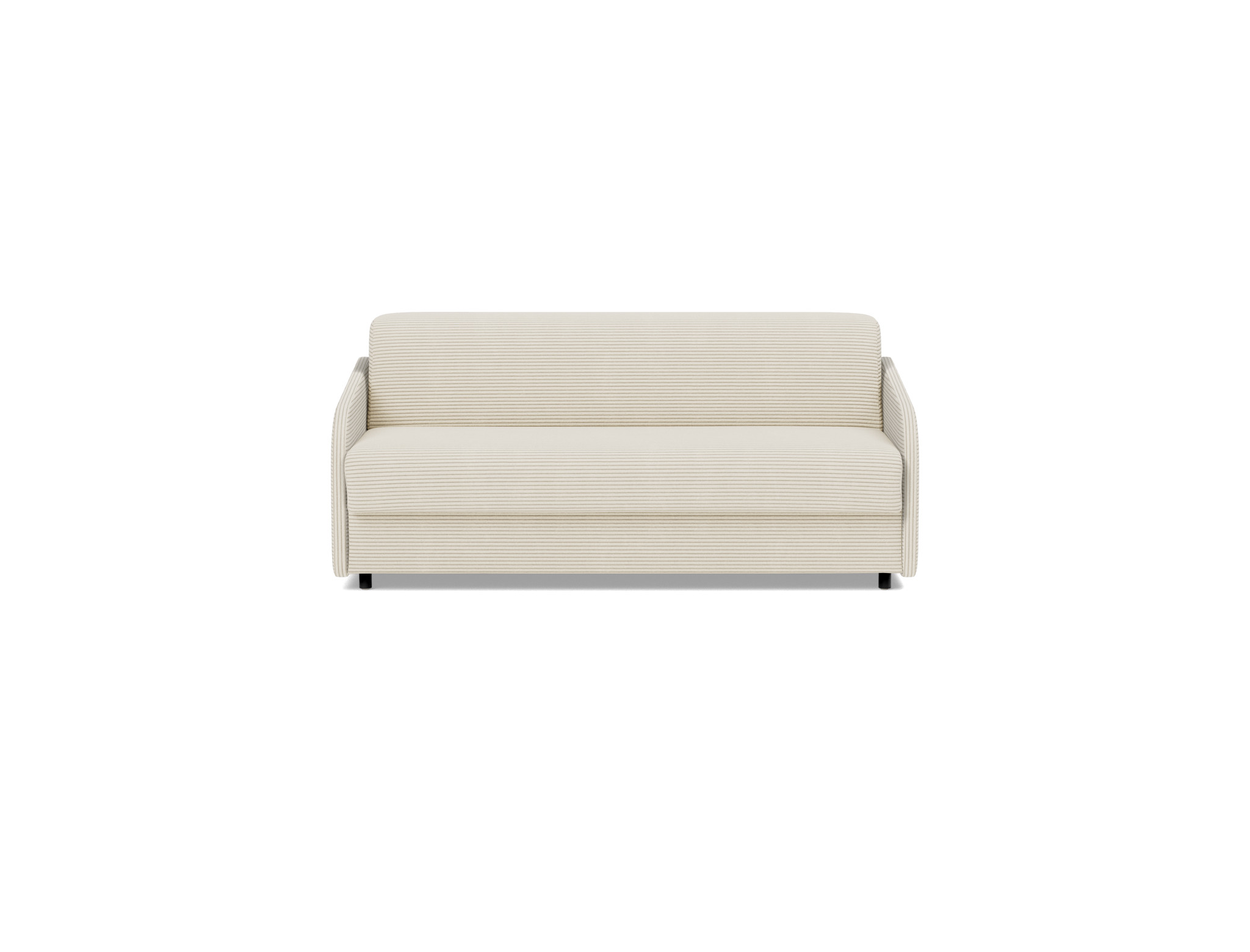 Schlafsofa Eivor mit Taschenfederkernmatratze 140 Kord Corduroy 594-Ivory