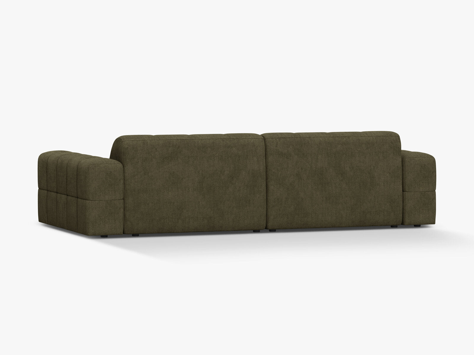 Micadoni Sofa Jennifer 4-Sitzer Chenille Eden Grün