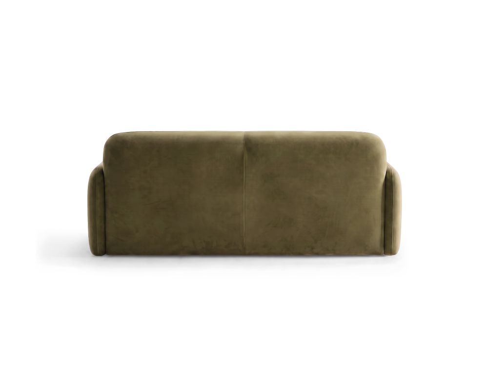 Cosmopolitan Design Sofa Malmo 3-Sitzer Samt Bluvel Grün