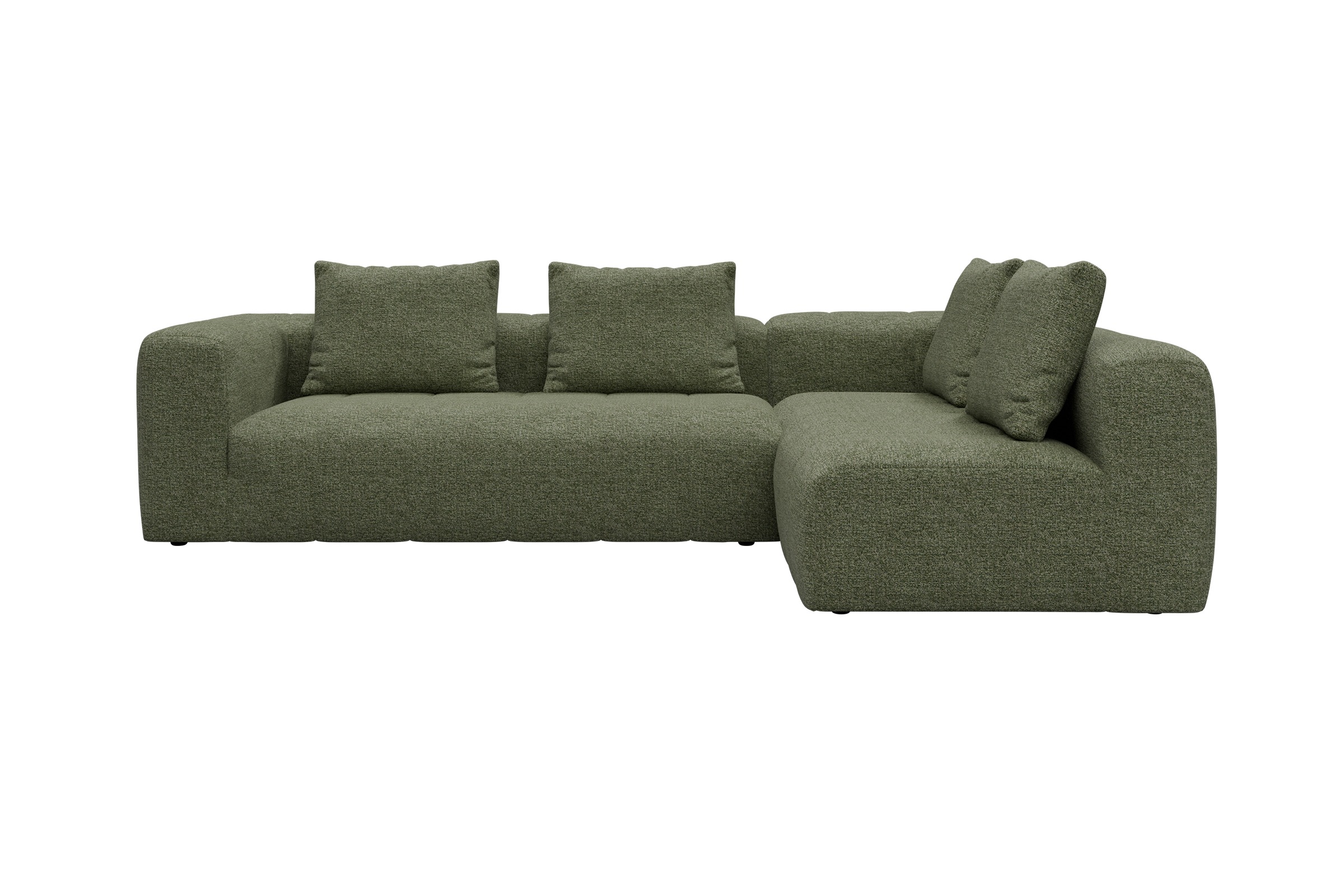 Hugo 2x 2,5-Sitzer Armlehne links Carreno-Vivid-Green moebelfaktor