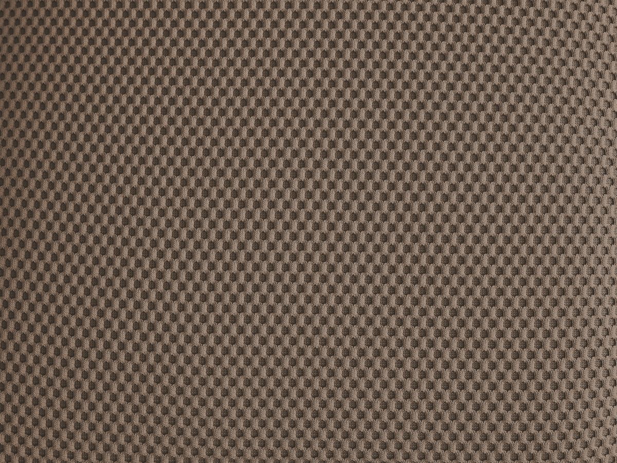 Bobochic Hayden Pouf, rund Mesh-Stoff Braun, 76 cm