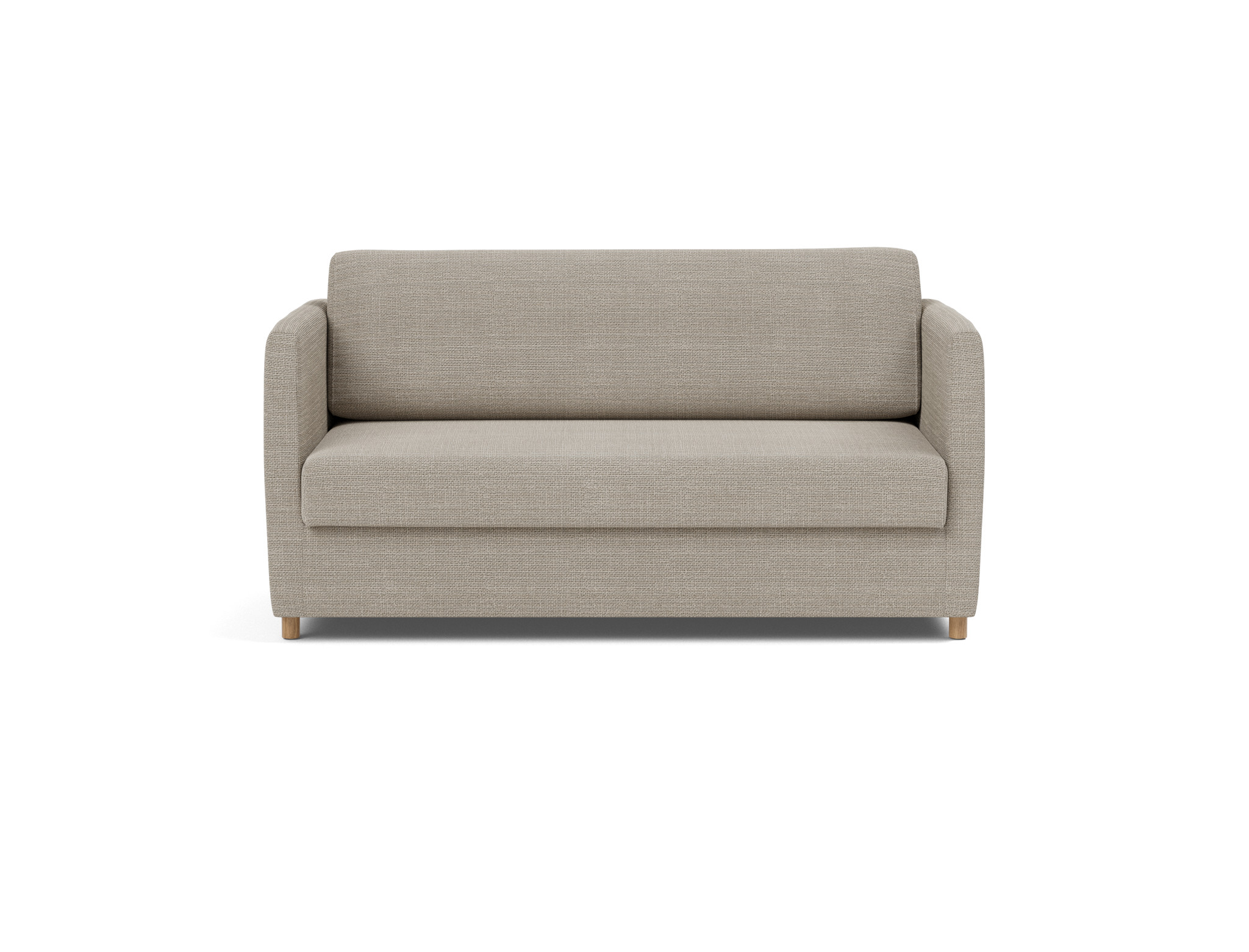 Schlafsofa Olan Strukturierter Stoff Kenya 579-Gravel