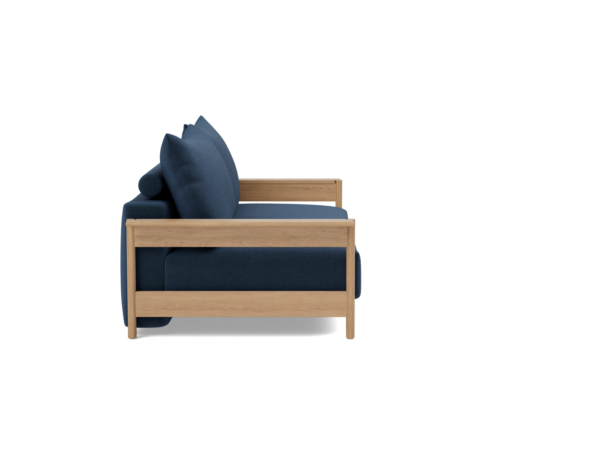Schlafsofa Malloy Wood Chenille Esina 414-Indigo-Blue