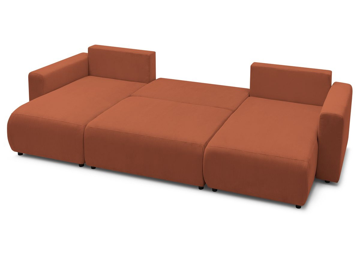 Bobochic Envy Wohnlandschaft Cordsamt Orange