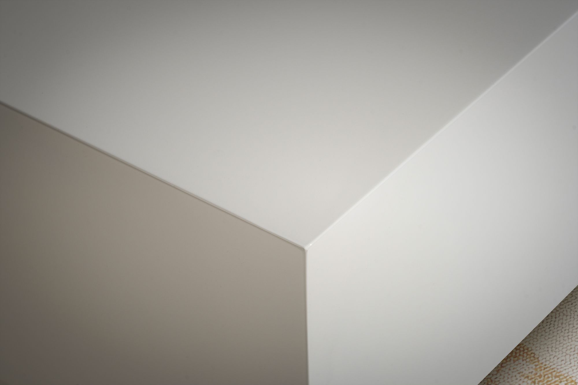 Couchtisch Alsen Weiß 60 × 60 × 35 cm