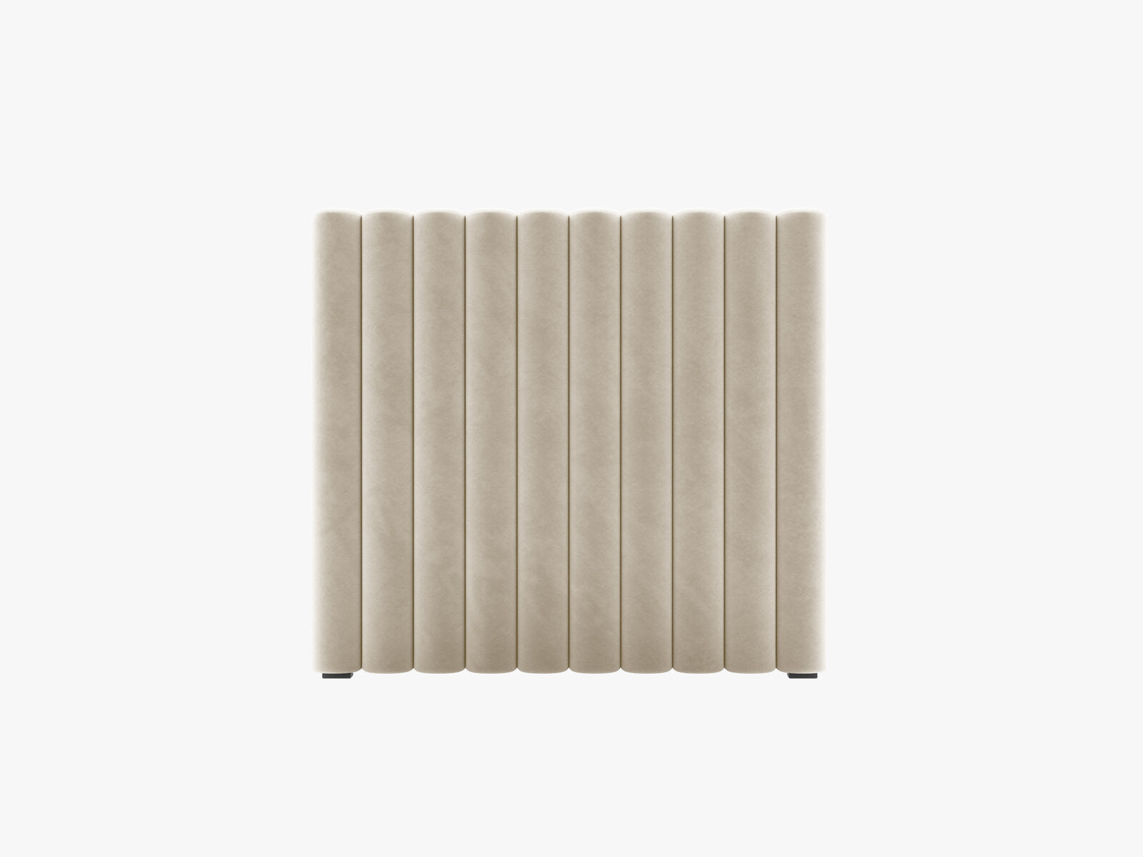 Micadoni Mistero Samtiger Kopfteil 80 cm Samt Paris Beige 100x95