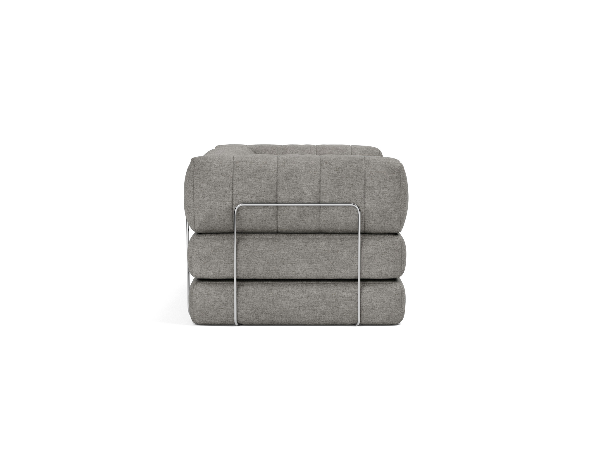 Schlafsofa CozyPad mit Armlehnen Flachgewebe Avella 282-Warm-Grey
