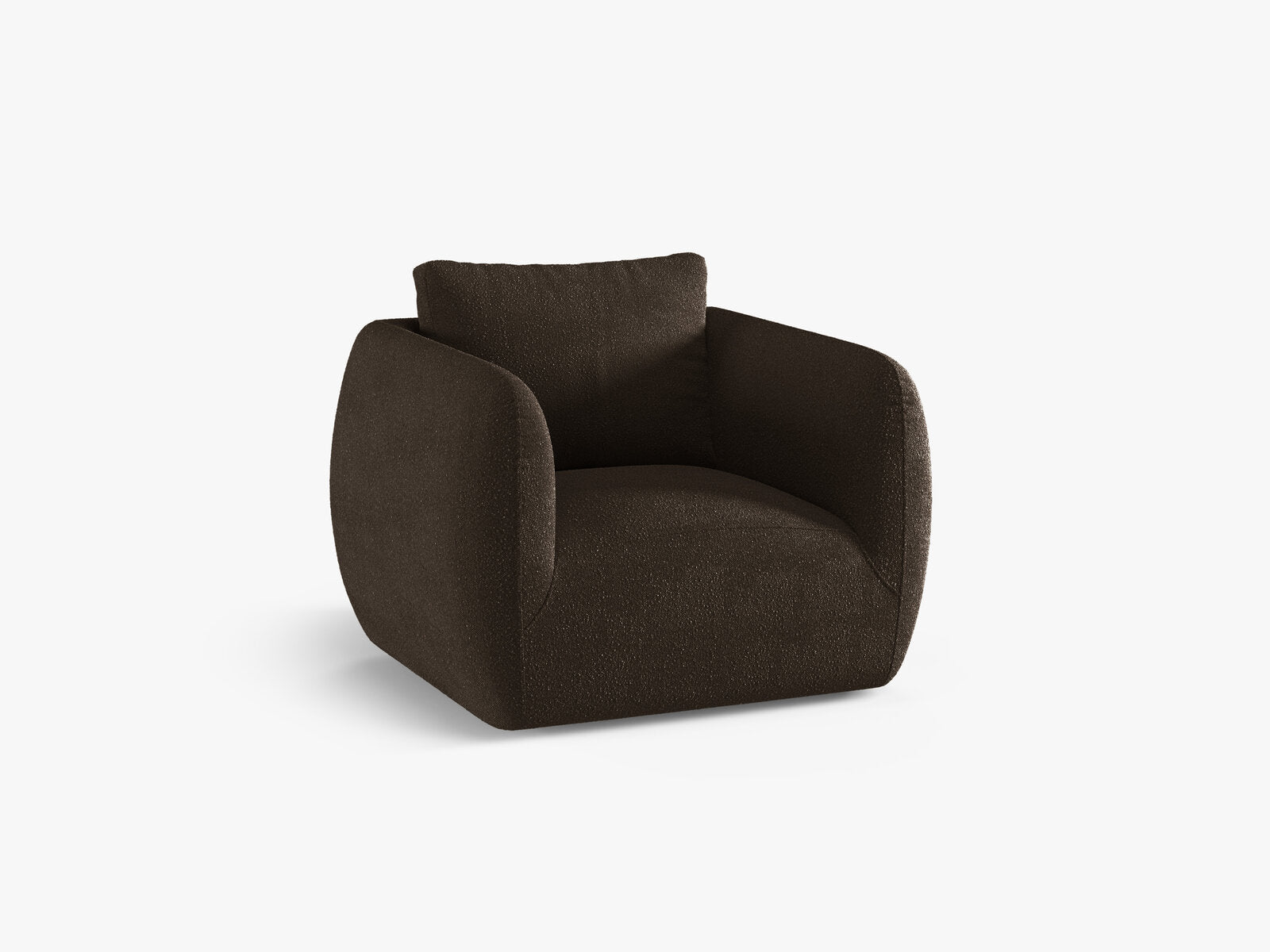 Micadoni Sessel Iga Boucle Baloo Braun