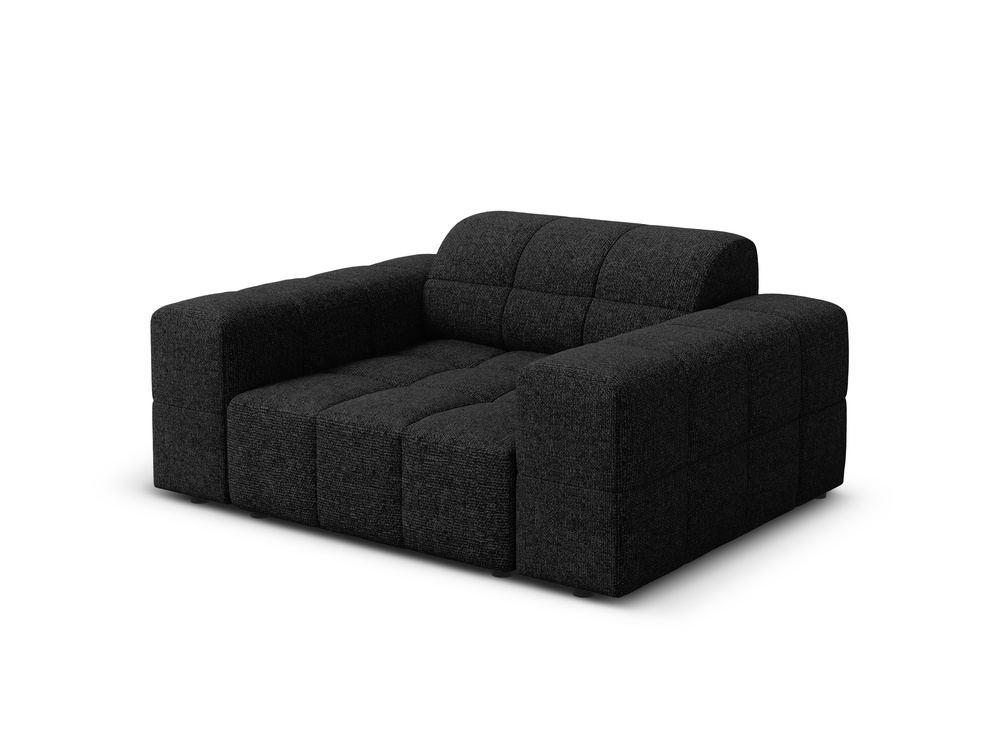 Cosmopolitan Design Sessel Chicago Chenille Haga Schwarz