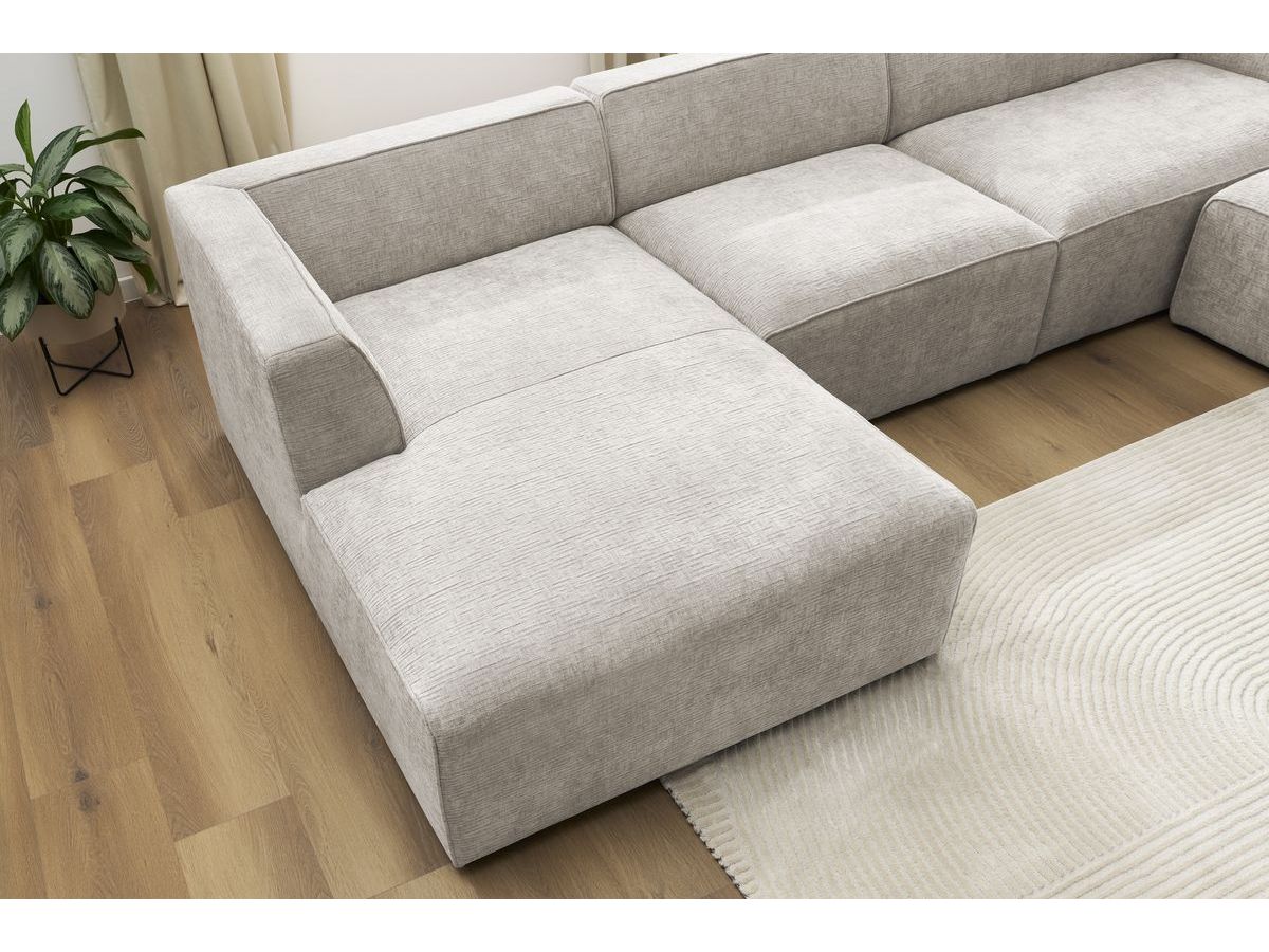 Bobochic Megeve Wohnlandschaft Strukturstoff Beige Ecke links