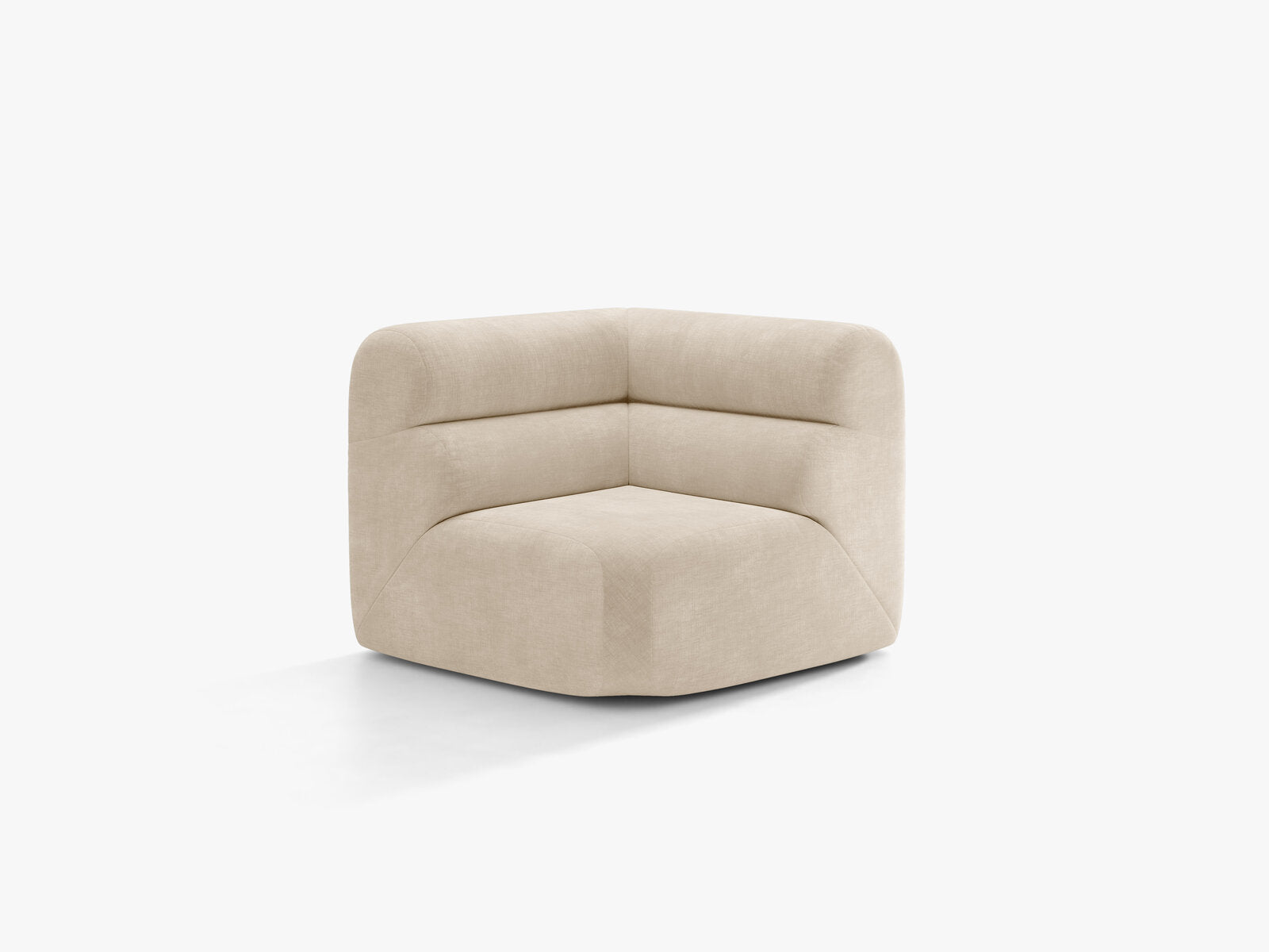 Micadoni Neo Eckmodul Chenille Golden Helles Beige