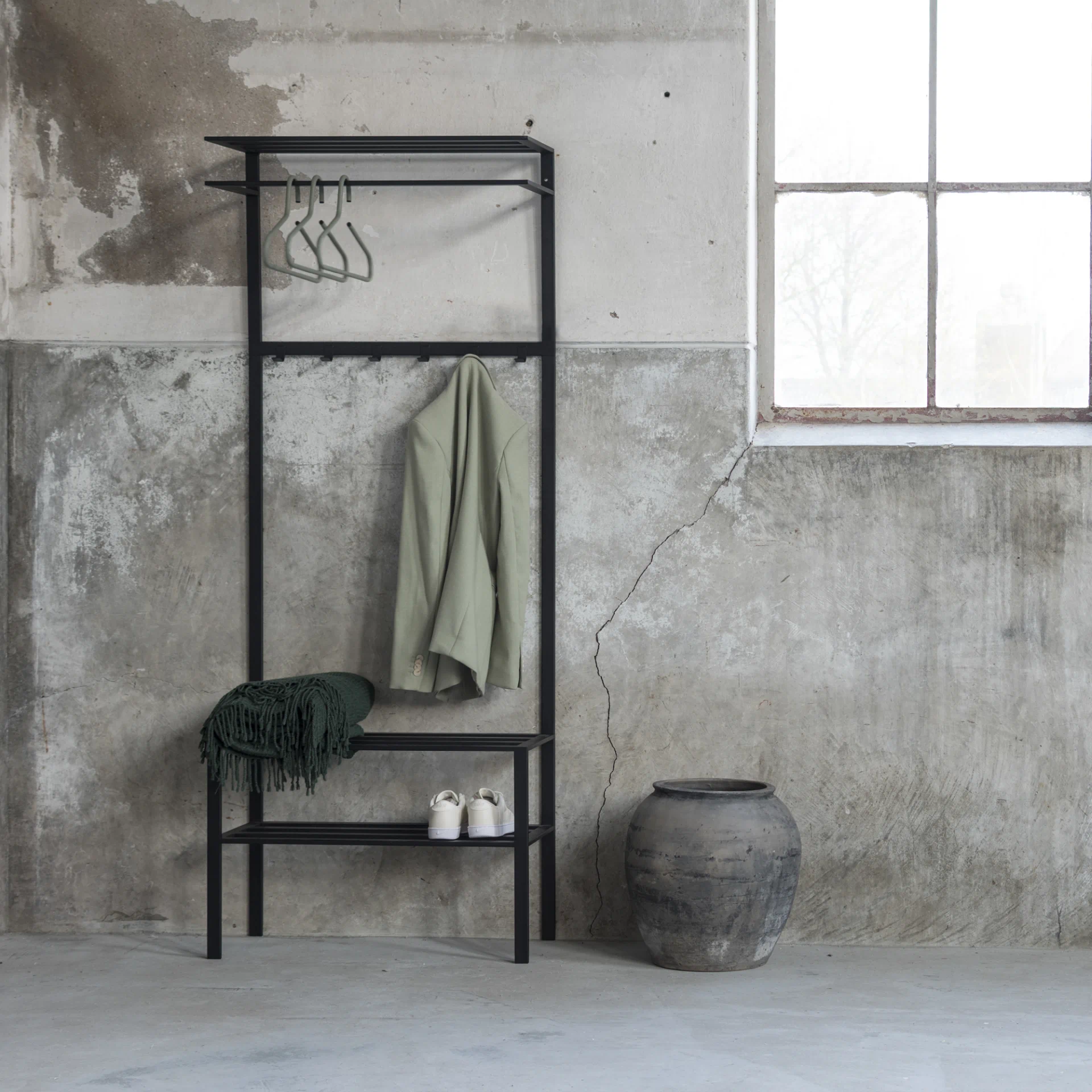 Spinder Design IVAR 2 Garderobe - Schwarz