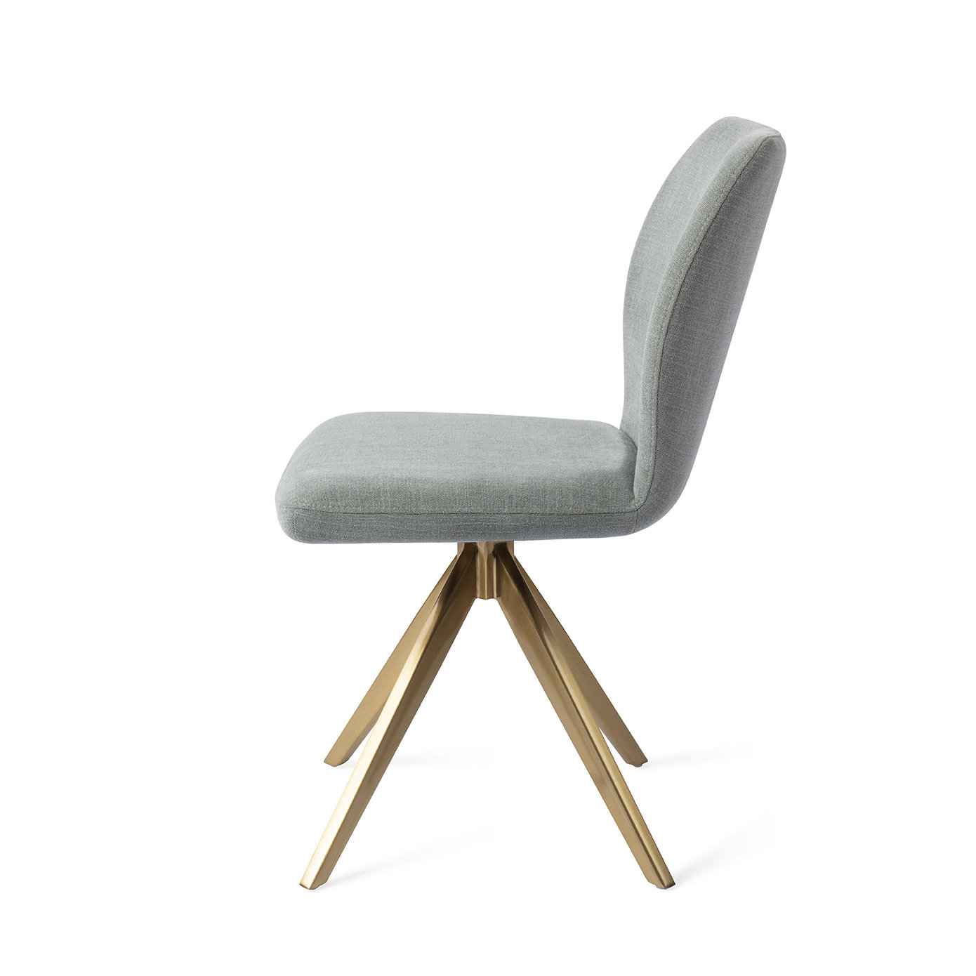 Jesper Home Esszimmerstuhl Ikata Breezy Blue Turn Gold