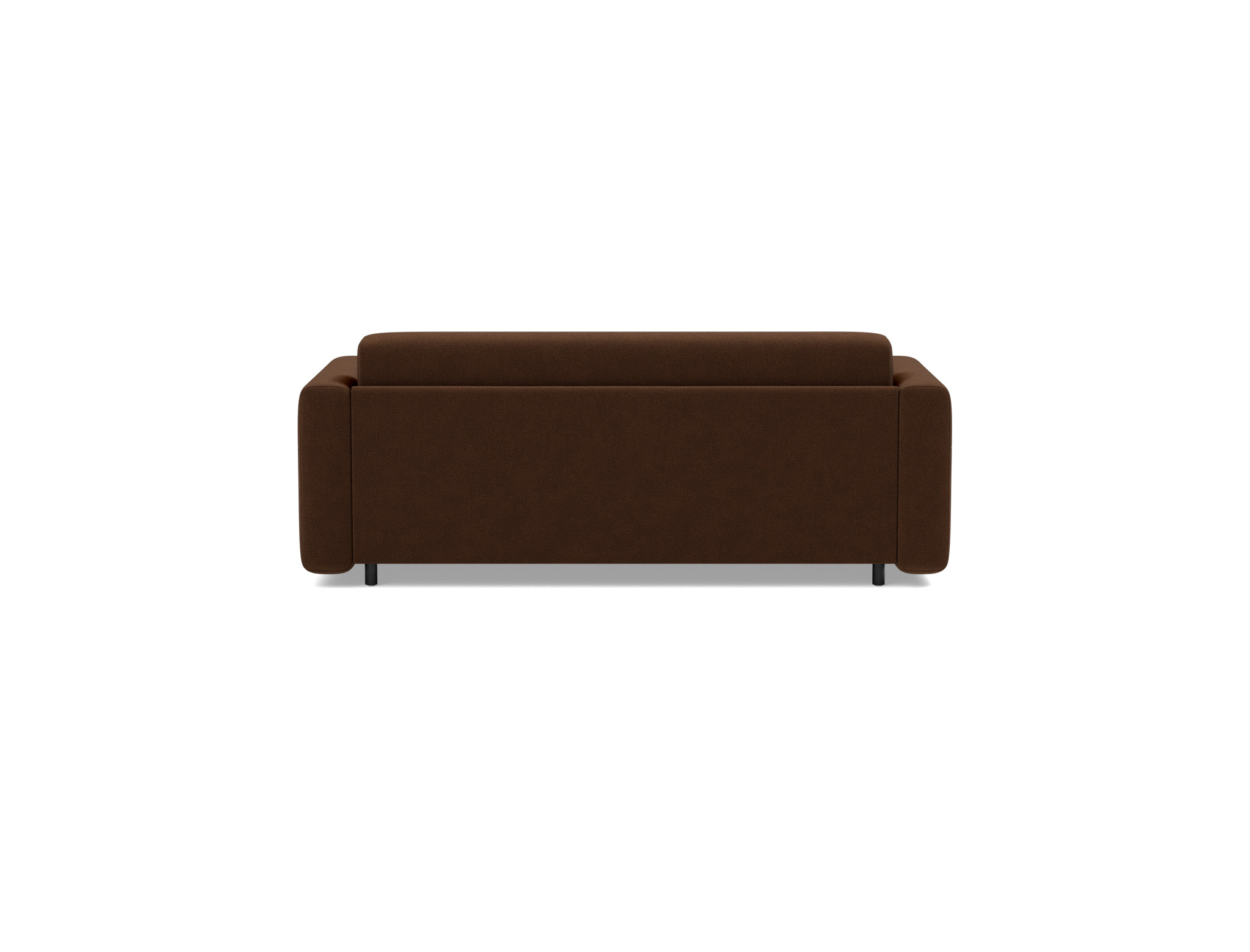 Schlafsofa Killian mit Memory-Matratze 140 Strukturierter Stoff Taura 359-Cappuccino