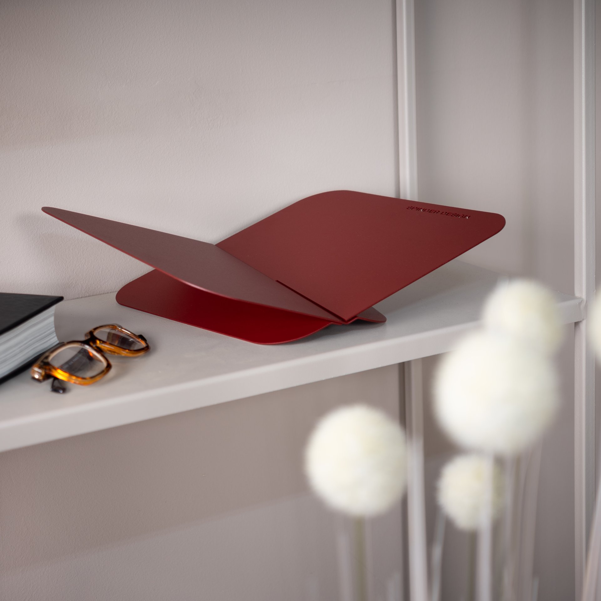 Spinder Design Bücherregal Atalanta Burgundy