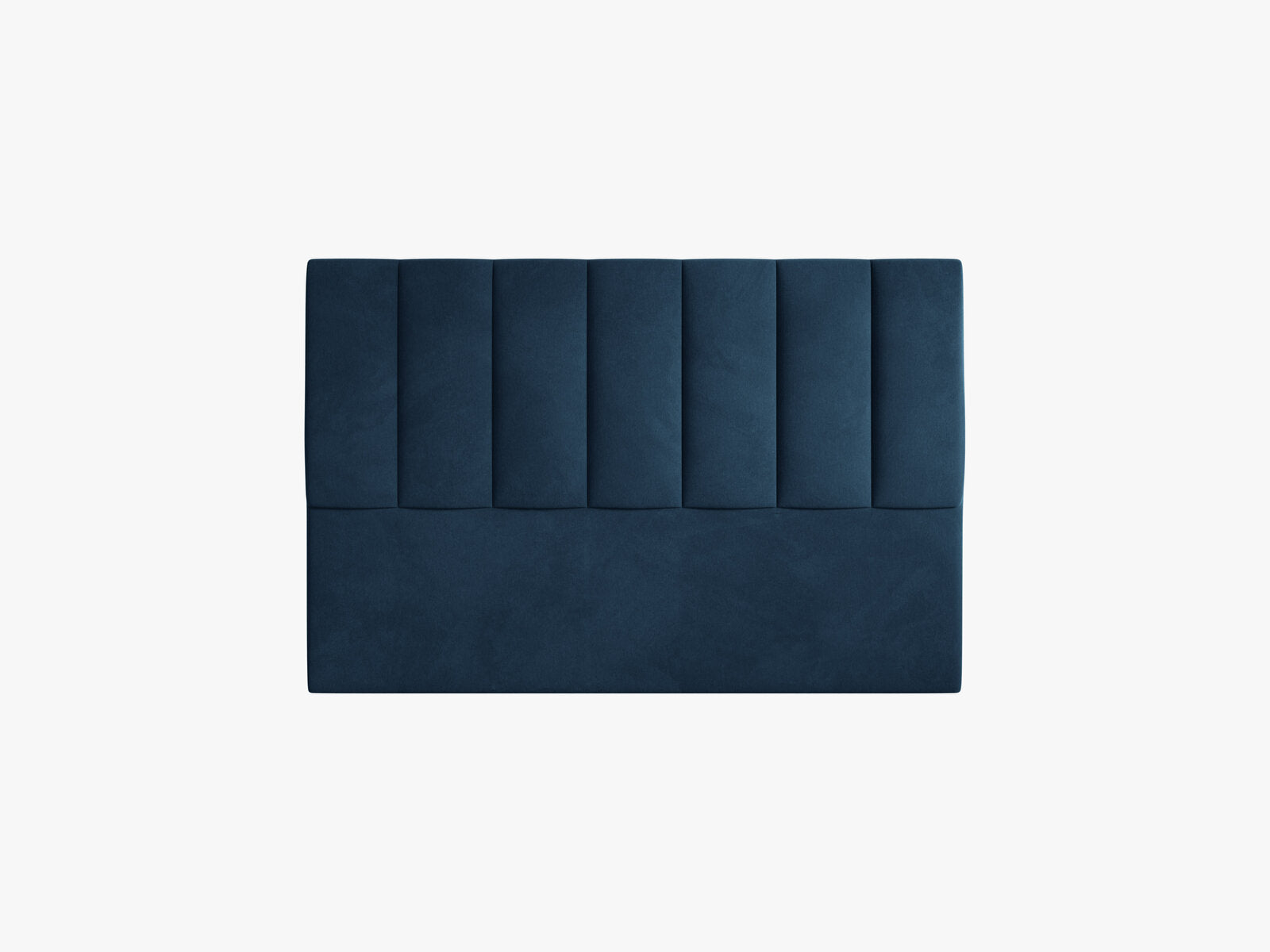 Micadoni Marl Samtiger Kopfteil 140 cm (H 95 cm) Samt Magic Velvet Marineblau 140x95