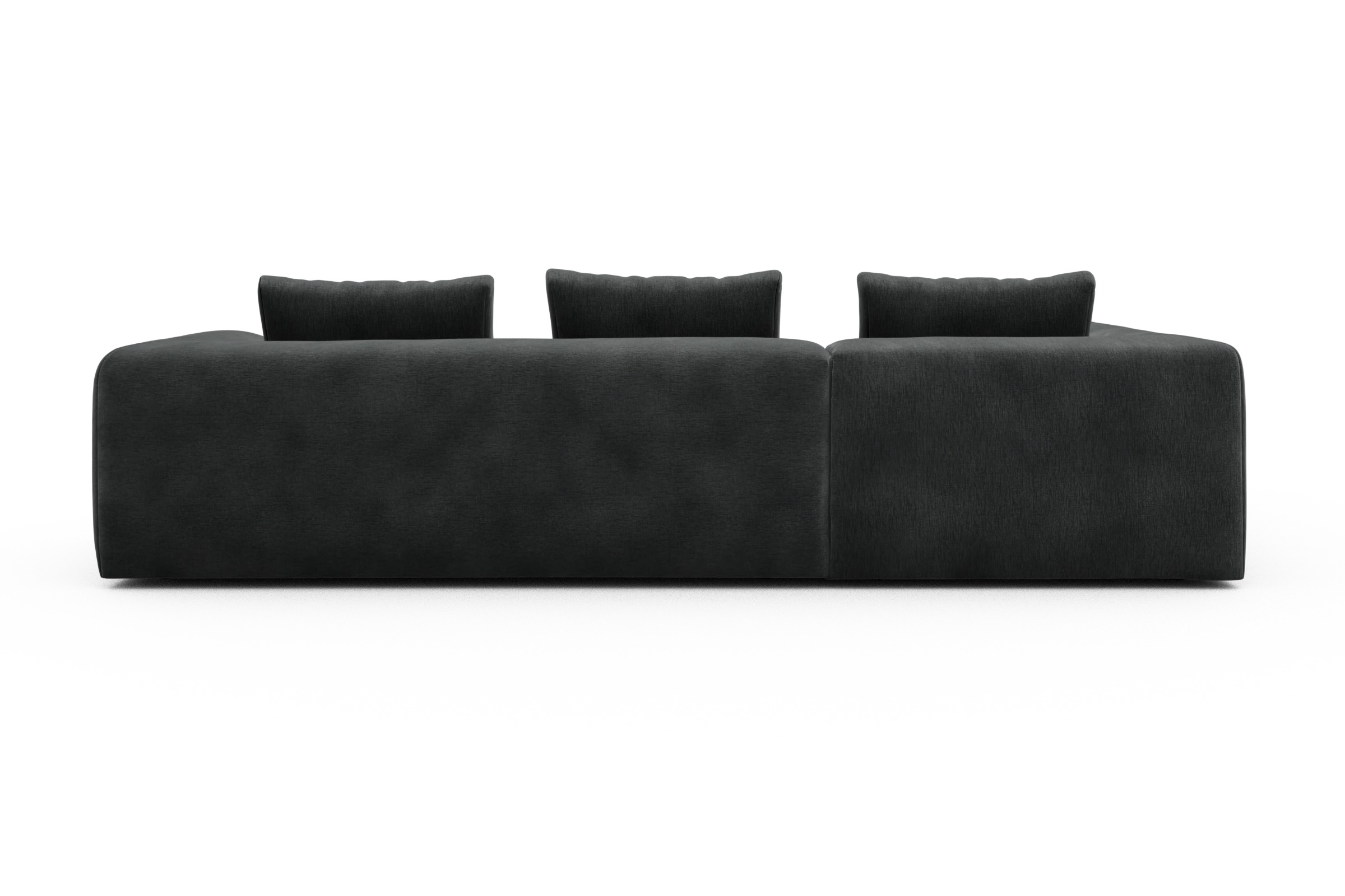 Ecksofa Fred Relax-Ecke links mit 2,5-Sitzer Smooth-Deep-Warm-Grey