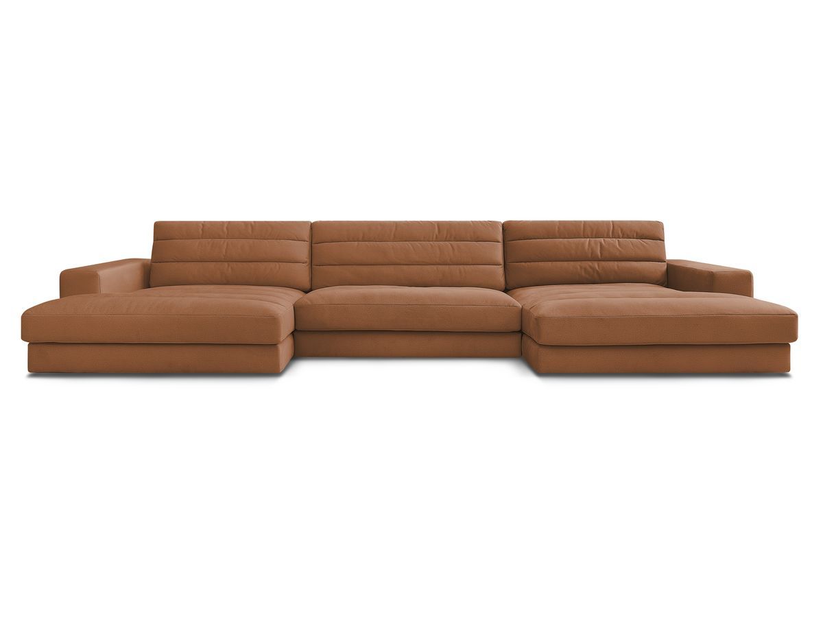 Bobochic Sierra Wohnlandschaft Samt Orange
