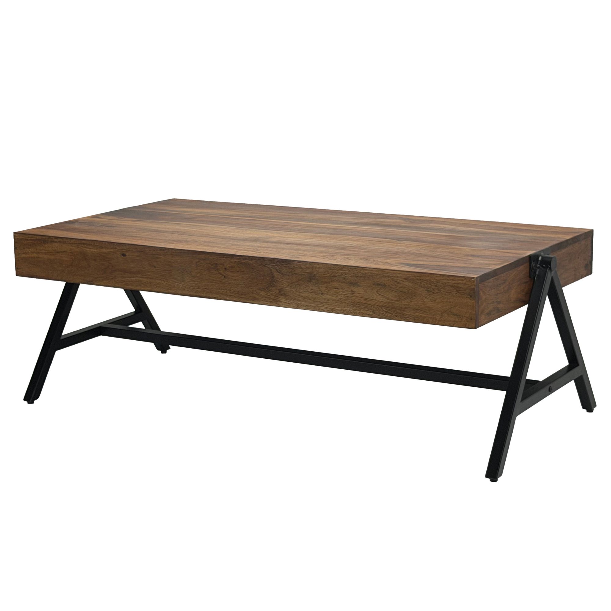 Couchtisch Nordkapp Sheesham Massivholz 120 × 60 × 40 cm