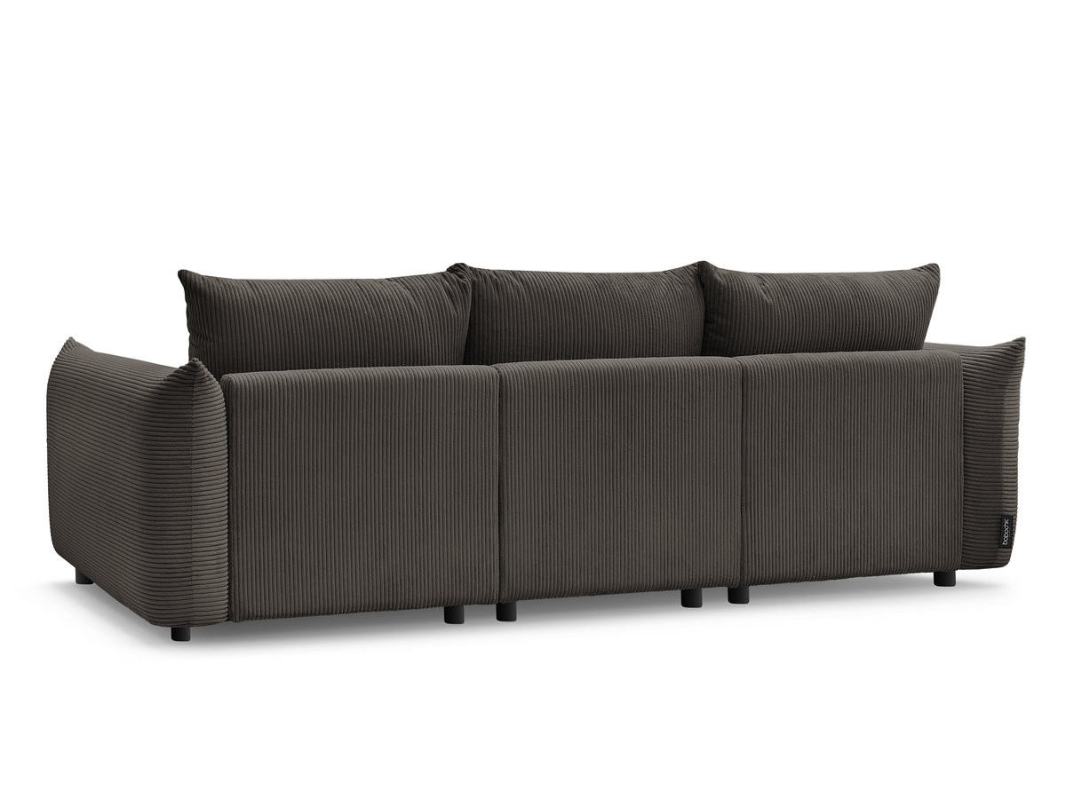Bobochic Ernest Sofa 3-Sitzer 266 × 106 cm Cordsamt Taupe