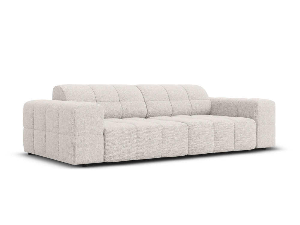 Cosmopolitan Design Sofa Chicago 3-Sitzer Chenille Haga Hellgrau