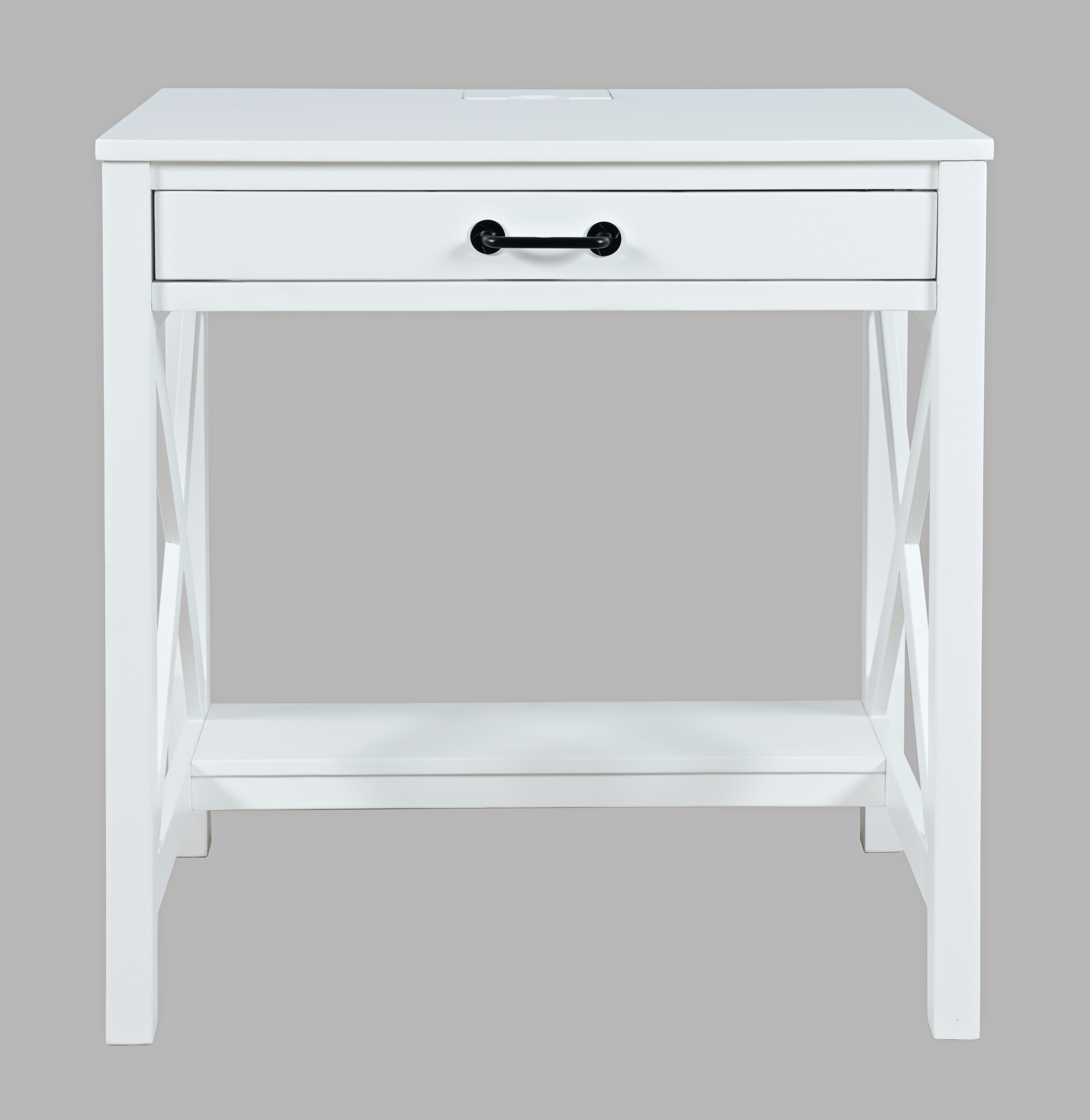 Livin Hill Set Avola: Schreibtisch 76 cm + Stuhl Weiß
