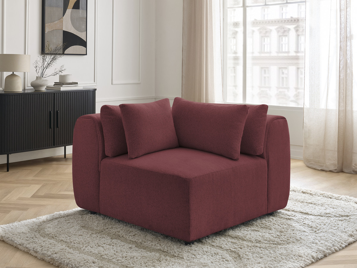 Bobochic Jana Eckmodul Melange-Stoff Rot