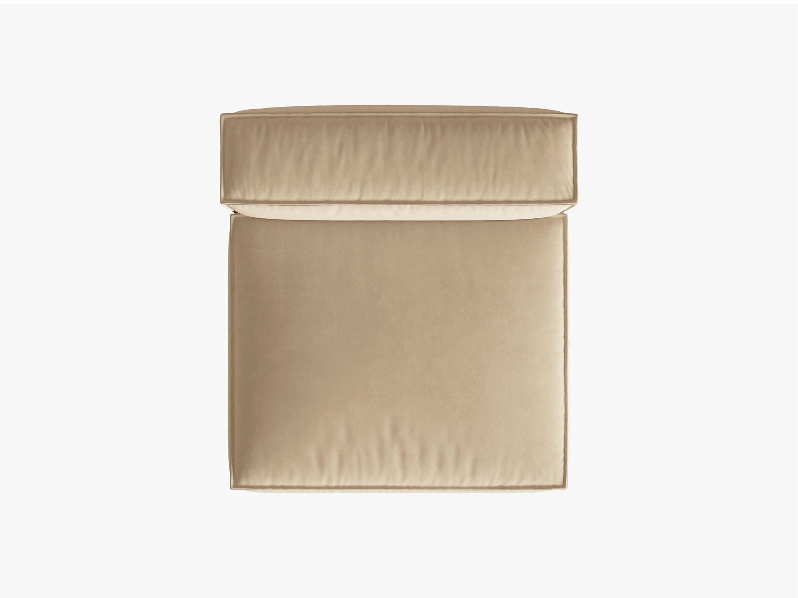 Micadoni Modul Nuria 1-Sitzer Samt Nude