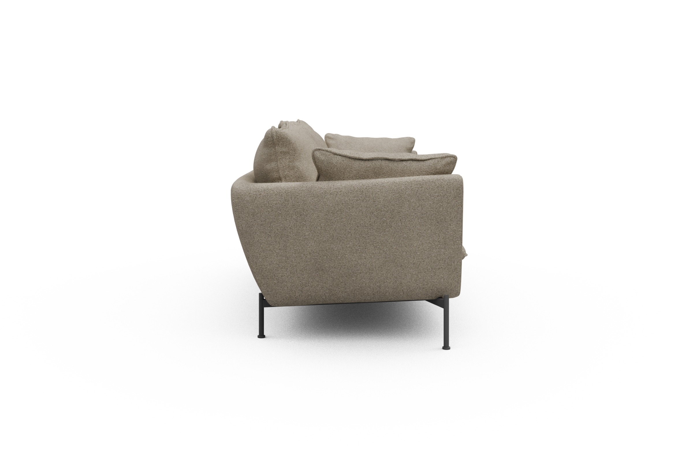 Sofa Anton PREMIUM 3-Sitzer Boucle-Beige