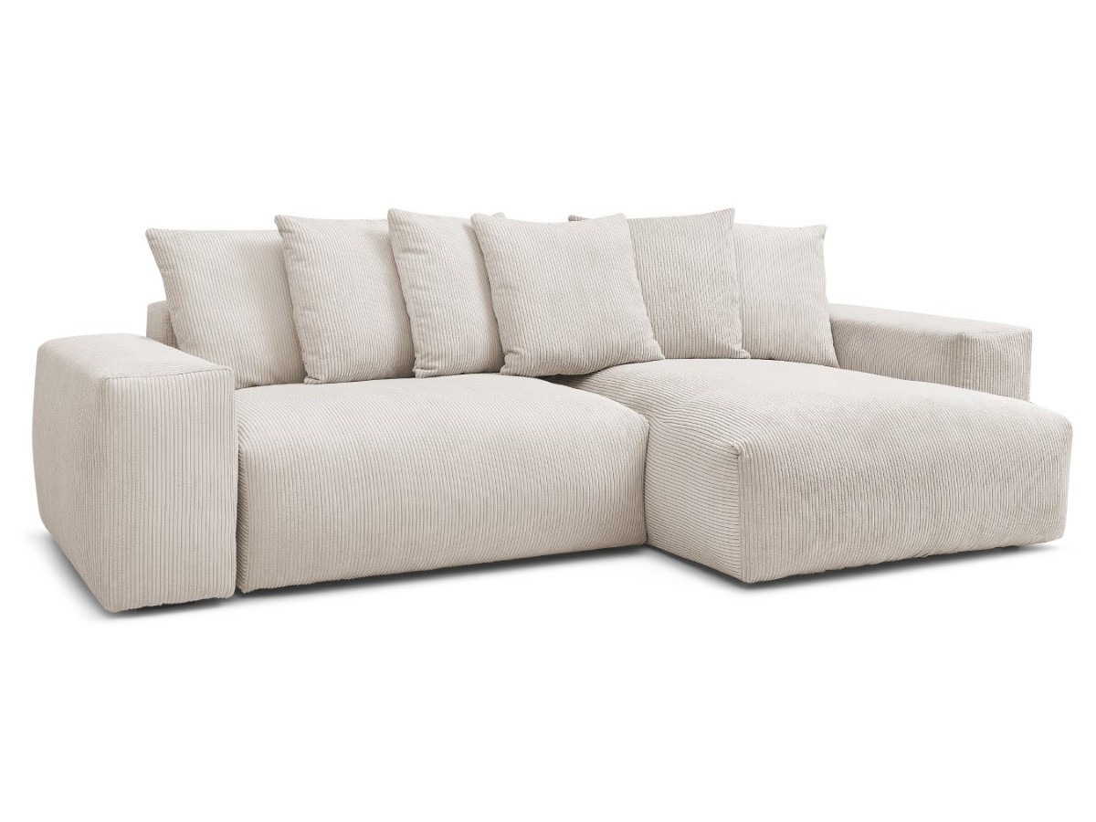 Bobochic Voltaire Ecksofa mit Schlaffunktion und Bettkasten