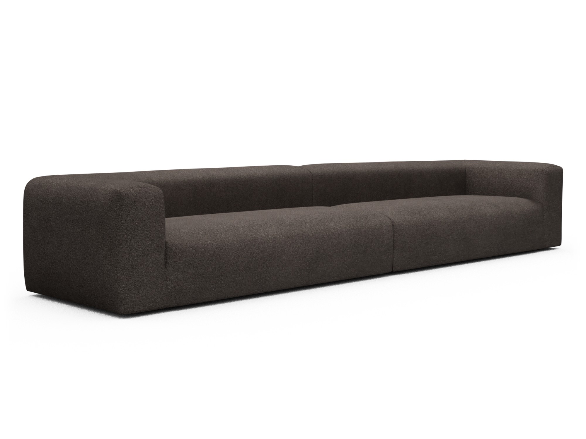 Skandi Home Modulares XXL Sofa Fred 5-Sitzer Boucle-Taupe moebelfaktor